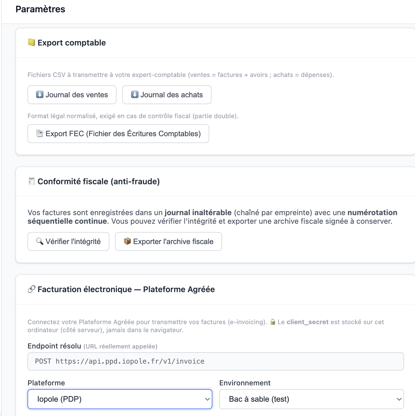 Aperçu des documents commerciaux Simple ERP